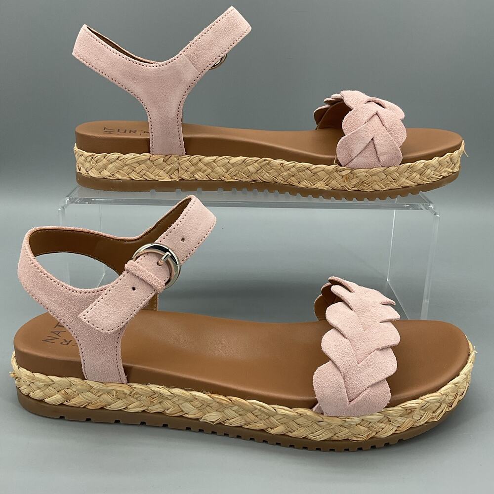 NEW Naturalizer Women’s Neila Wedge Sandals Pink Size 9M